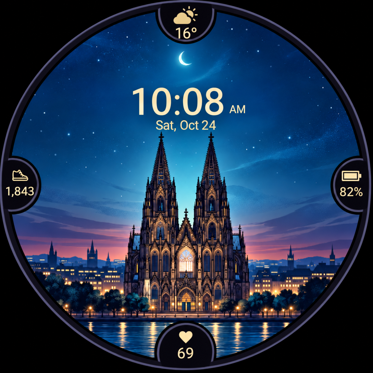 Köln – Zifferblatt-Vorschau