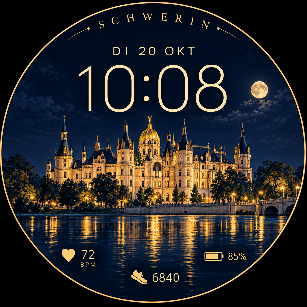 Schwerin – Zifferblatt-Vorschau
